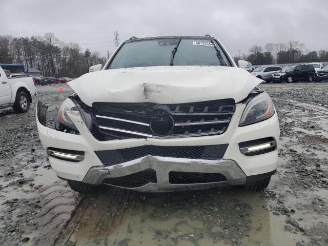 4JGDA5HB3DA101496 - 2013 MERCEDES-BENZ ML 350 4MATIC WHITE photo 5