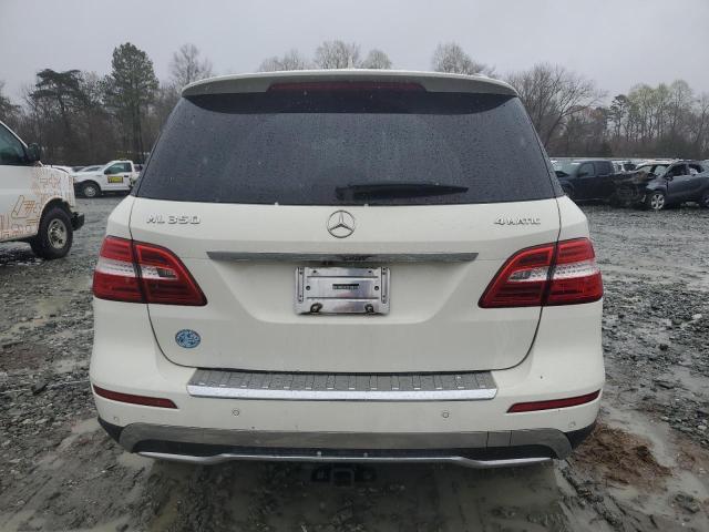 4JGDA5HB3DA101496 - 2013 MERCEDES-BENZ ML 350 4MATIC WHITE photo 6