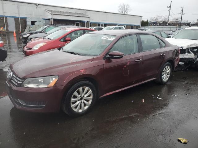 1VWAP7A32CC039190 - 2012 VOLKSWAGEN PASSAT S RED photo 1