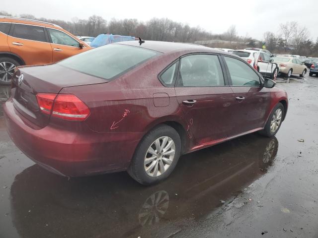 1VWAP7A32CC039190 - 2012 VOLKSWAGEN PASSAT S RED photo 3