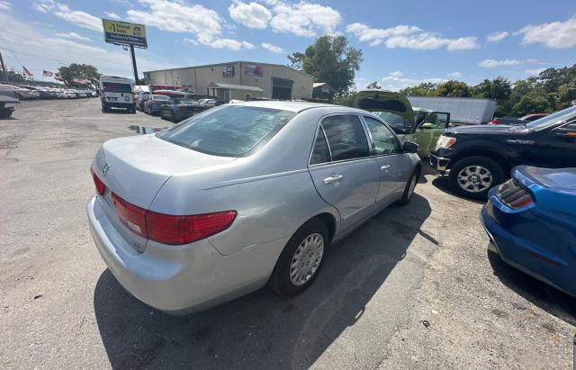 1HGCM56475A106165 - 2005 HONDA ACCORD LX SILVER photo 4