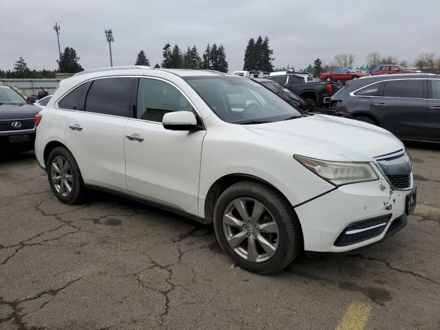 5FRYD3H86EB010378 - 2014 ACURA MDX ADVANCE 白色 照片 4