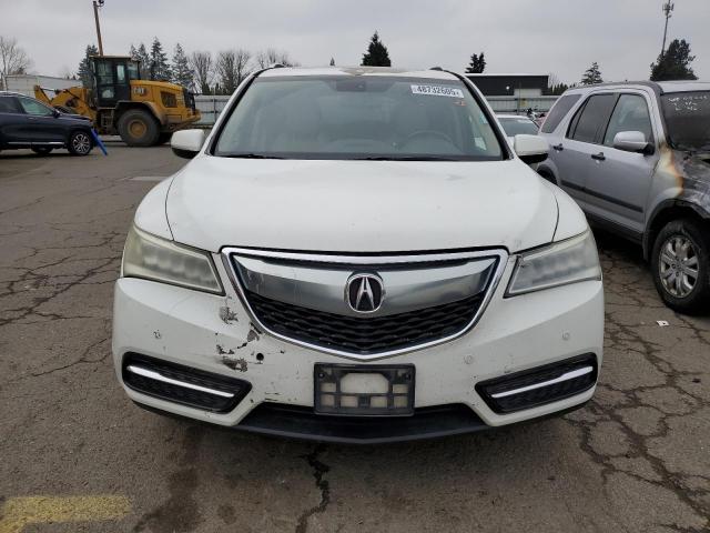 5FRYD3H86EB010378 - 2014 ACURA MDX ADVANCE 白色 照片 5