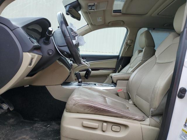5FRYD3H86EB010378 - 2014 ACURA MDX ADVANCE 白色 照片 7