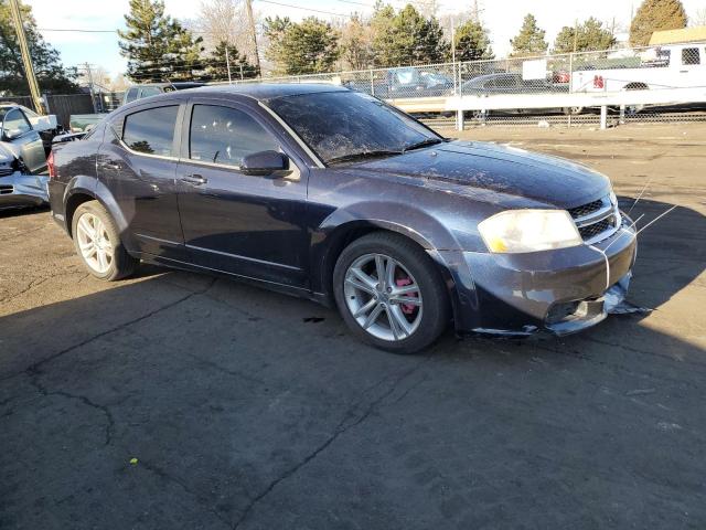 1C3CDZEG8CN276322 - 2012 DODGE AVENGER SXT BLUE photo 4