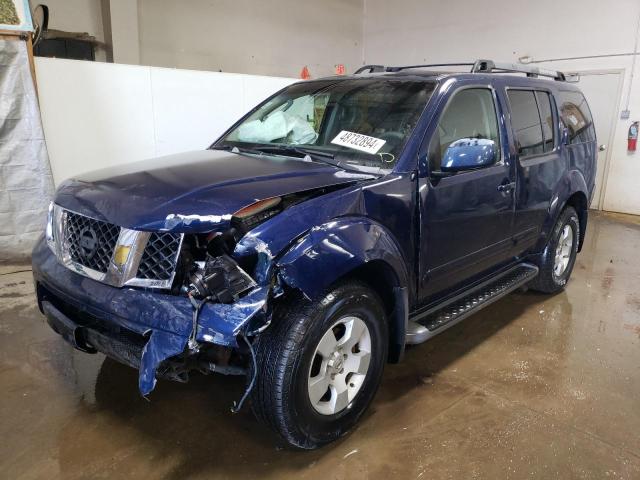 5N1AR18W56C611833 - 2006 NISSAN PATHFINDER LE BLUE photo 1