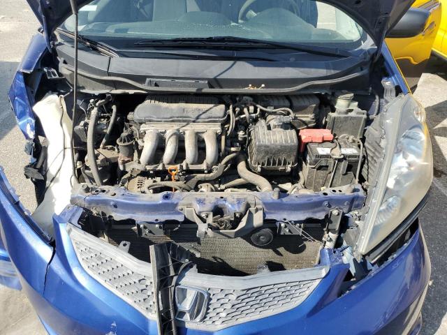 JHMGE8H27AC019888 - 2010 HONDA FIT BLUE photo 11