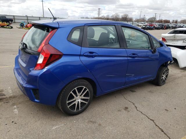 3HGGK5H53FM732877 - 2015 HONDA FIT LX BLUE photo 3