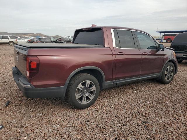 5FPYK2F64HB011012 - 2017 HONDA RIDGELINE RTL BURGUNDY photo 3