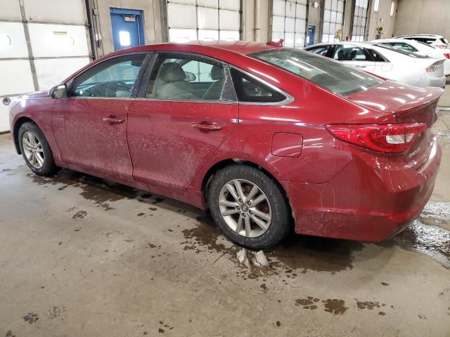 5NPE24AF7GH280412 - 2016 HYUNDAI SONATA SE RED photo 2