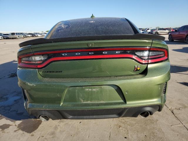 2C3CDXGJ0MH637338 - 2021 DODGE CHARGER SCAT PACK GREEN photo 6