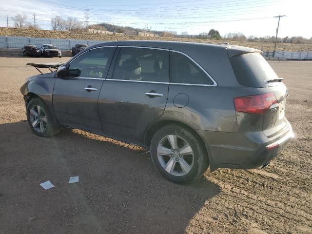 2HNYD2H37CH533815 - 2012 ACURA MDX TECHNOLOGY GRAY photo 2