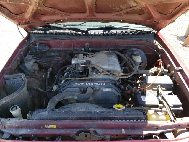 5TEGN92N44Z464797 - 2004 TOYOTA TACOMA DOUBLE CAB PRERUNNER RED photo 11
