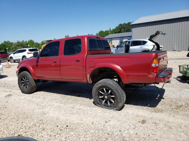 5TEGN92N44Z464797 - 2004 TOYOTA TACOMA DOUBLE CAB PRERUNNER RED photo 2