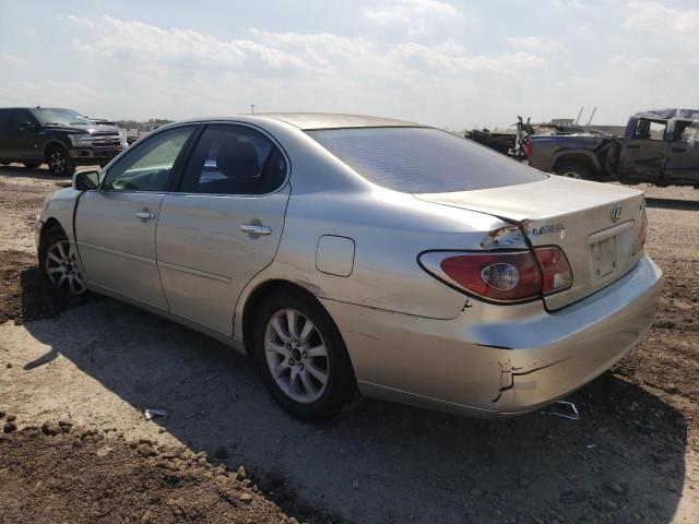 JTHBA30G445025074 - 2004 LEXUS ES 330 SILVER photo 2