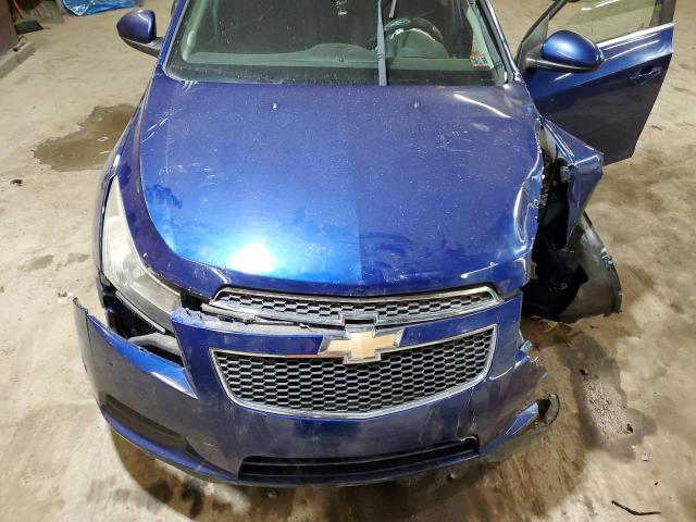 1G1PF5SC8C7196694 - 2012 CHEVROLET CRUZE LT BLUE photo 11