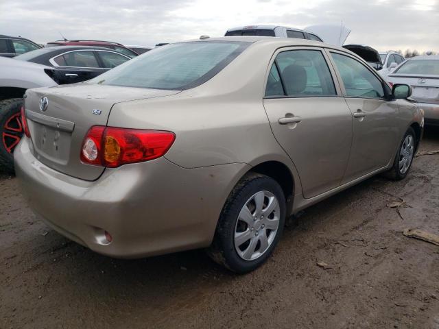 2T1BU4EE1AC390994 - 2010 TOYOTA COROLLA BASE TAN photo 3