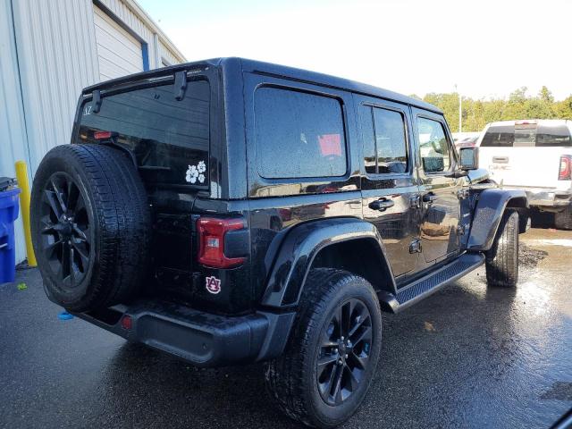 1C4JJXP61NW277801 - 2022 JEEP WRANGLER U SAHARA 4XE BLACK photo 3