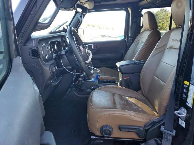 1C4JJXP61NW277801 - 2022 JEEP WRANGLER U SAHARA 4XE BLACK photo 7
