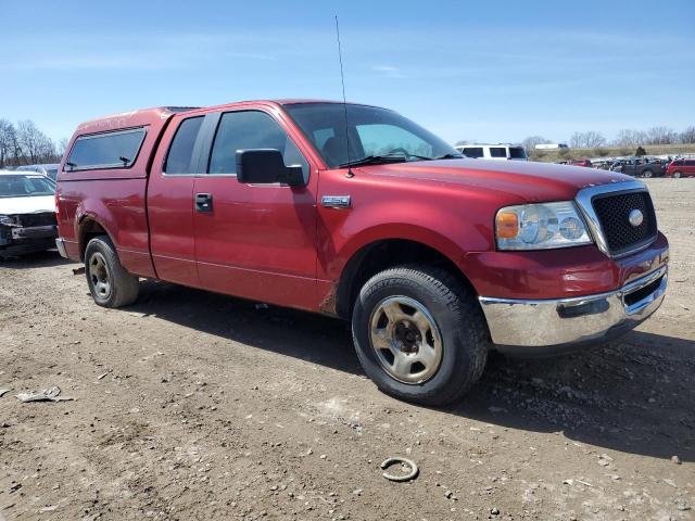 1FTRX12W18FC17365 - 2008 FORD F150 RED photo 4