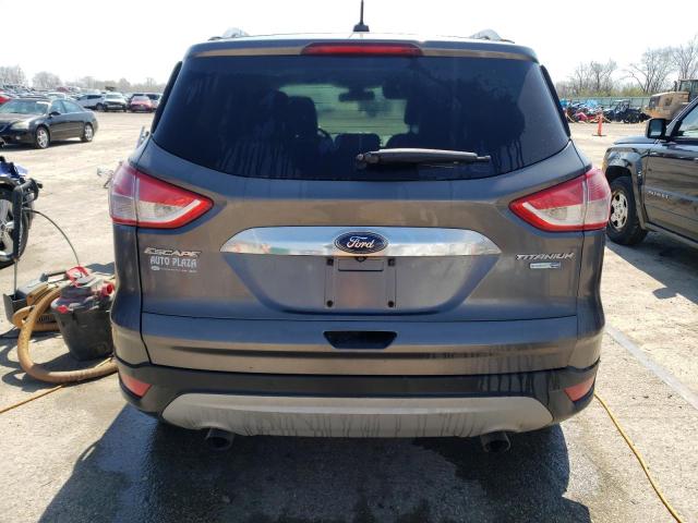 1FMCU9JXXEUB40988 - 2014 FORD ESCAPE TITANIUM GRAY photo 6