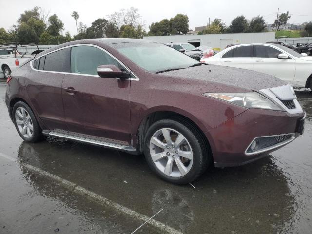 2HNYB1H42BH500597 - 2011 ACURA ZDX TECHNOLOGY BURGUNDY photo 4