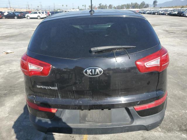 KNDPB3A20D7517595 - 2013 KIA SPORTAGE BASE BLACK photo 6