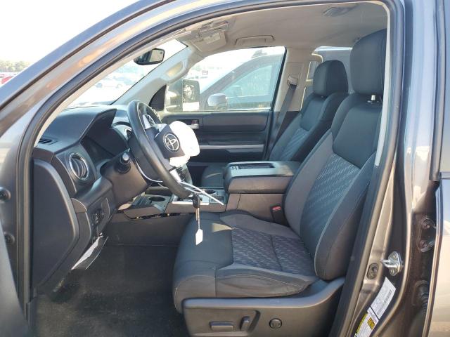5TFRY5F1XKX245623 - 2019 TOYOTA TUNDRA DOUBLE CAB SR/SR5 GRAY photo 7