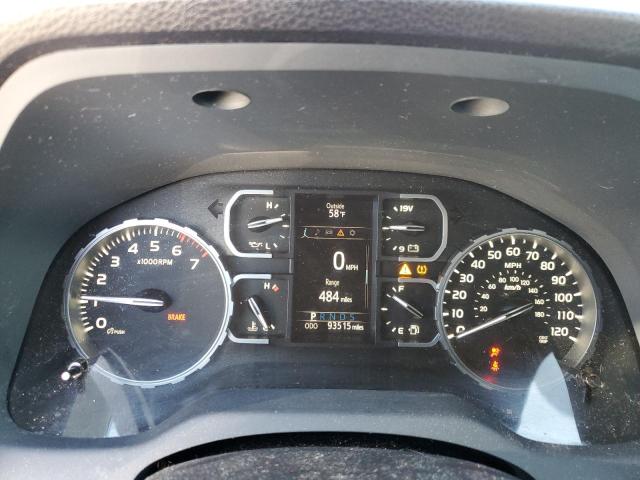 5TFRY5F1XKX245623 - 2019 TOYOTA TUNDRA DOUBLE CAB SR/SR5 GRAY photo 9