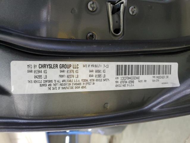 1C3CDFBA4DD323402 - 2013 DODGE DART SXT GRAY photo 12