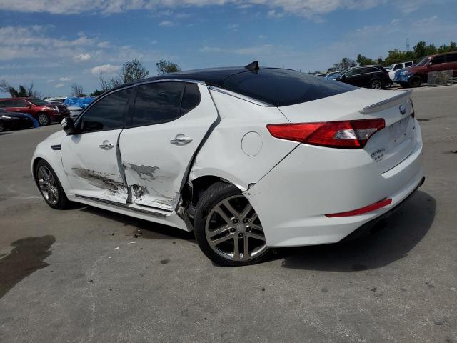 5XXGR4A66DG176294 - 2013 KIA OPTIMA SX WHITE photo 2