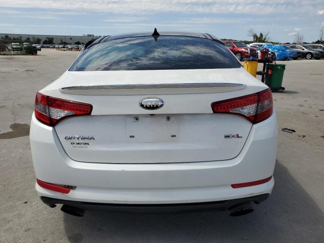 5XXGR4A66DG176294 - 2013 KIA OPTIMA SX WHITE photo 6