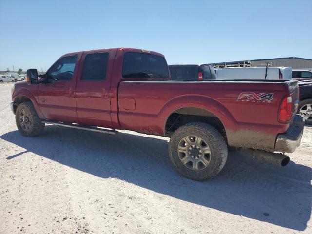 1FT8W3BT9DEB51261 - 2013 FORD F350 SUPER DUTY MAROON photo 2