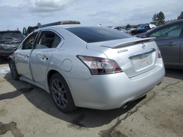 1N4AA5AP8CC827070 - 2012 NISSAN MAXIMA S SILVER photo 2