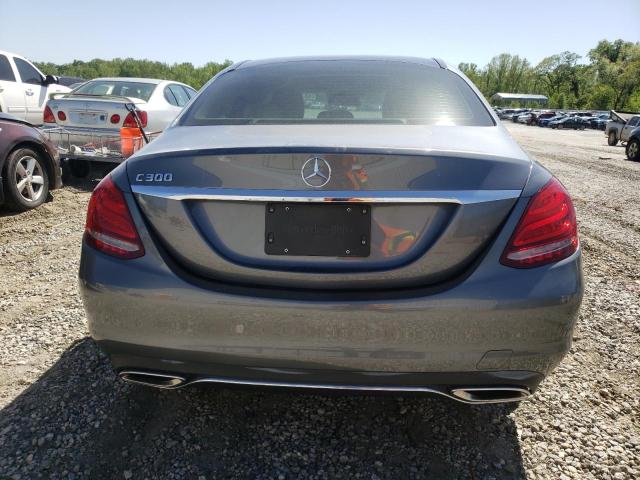 55SWF4JBXHU188845 - 2017 MERCEDES-BENZ C 300 GRAY photo 6