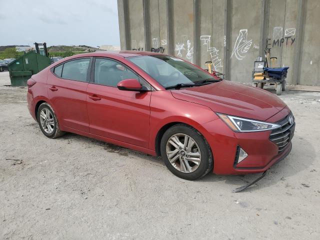 KMHD84LF9LU075581 - 2020 HYUNDAI ELANTRA SEL RED photo 4