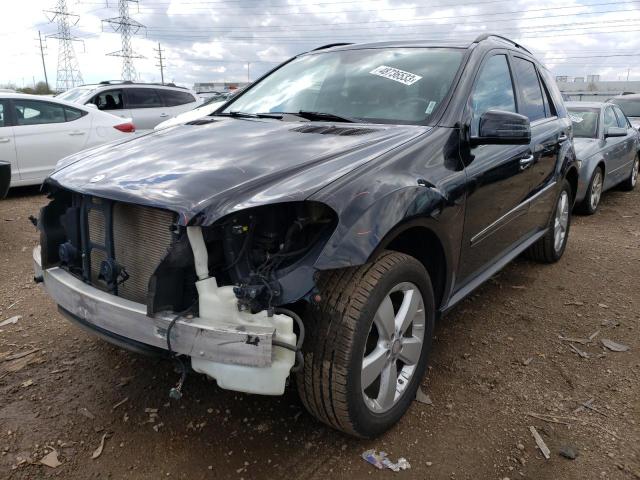 4JGBB8GB7BA687950 - 2011 MERCEDES-BENZ ML 350 4MATIC BLACK photo 1
