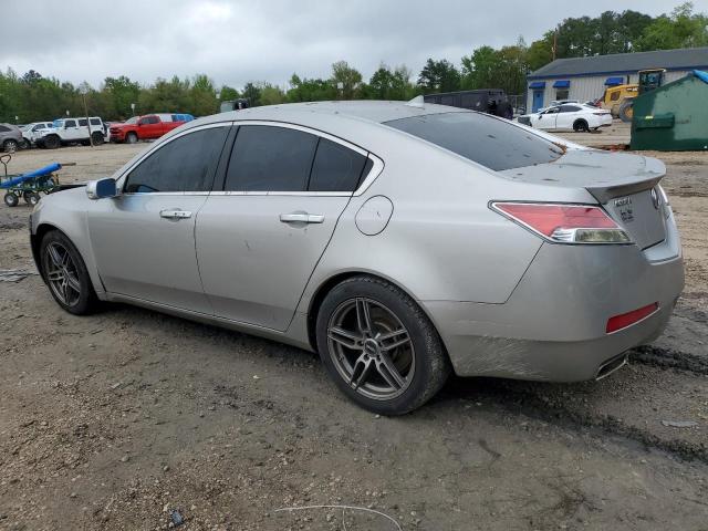 19UUA8F59AA022012 - 2010 ACURA TL SILVER photo 2