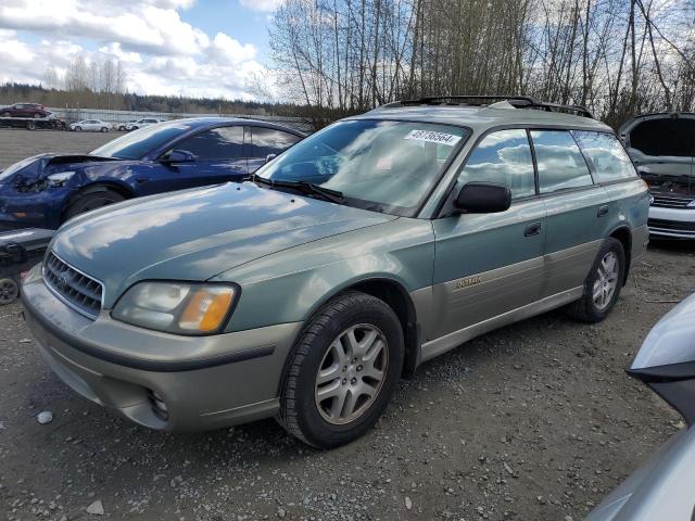 4S3BH675136606219 - 2003 SUBARU LEGACY OUTBACK AWP GREEN photo 1