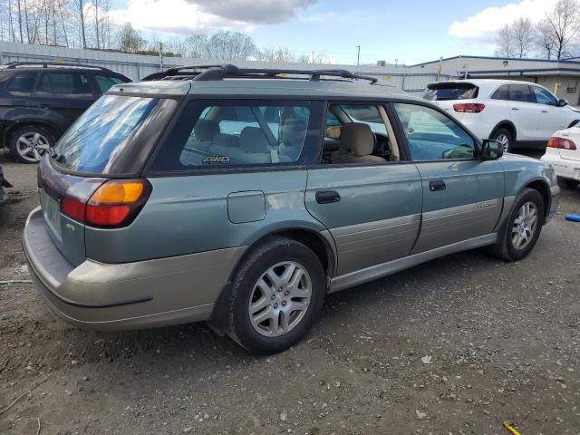 4S3BH675136606219 - 2003 SUBARU LEGACY OUTBACK AWP GREEN photo 3