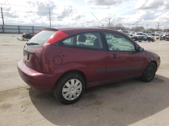 1FAFP31N47W125307 - 2007 FORD FOCUS ZX3 BURGUNDY photo 3