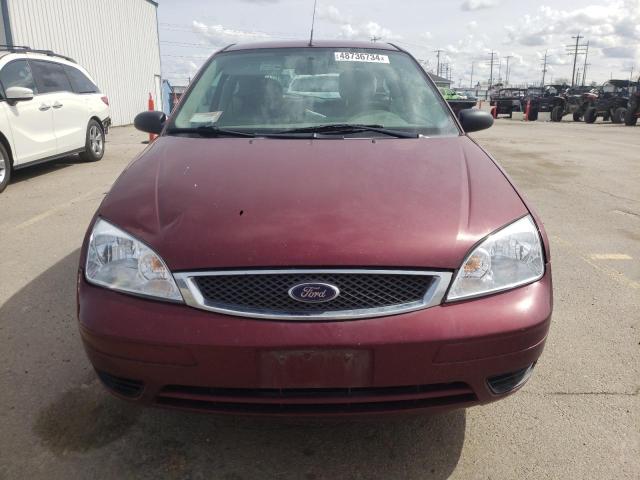 1FAFP31N47W125307 - 2007 FORD FOCUS ZX3 BURGUNDY photo 5