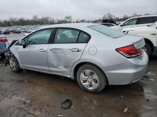 2HGFB2F58FH562222 - 2015 HONDA CIVIC LX SILVER photo 2