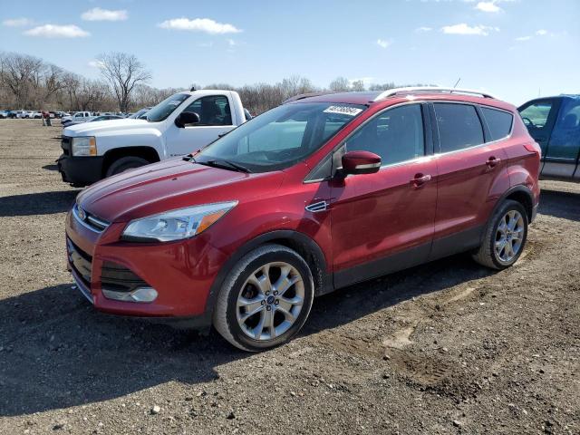 1FMCU0JXXEUA21205 - 2014 FORD ESCAPE TITANIUM RED photo 1