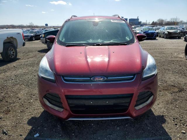 1FMCU0JXXEUA21205 - 2014 FORD ESCAPE TITANIUM RED photo 5