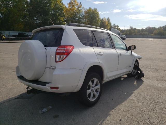 2T3DK4DV1BW058948 - 2011 TOYOTA RAV4 LIMITED WHITE photo 4