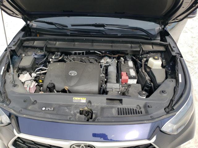 5TDGZRAHXNS094258 - 2022 TOYOTA HIGHLANDER XLE 蓝色 照片 12
