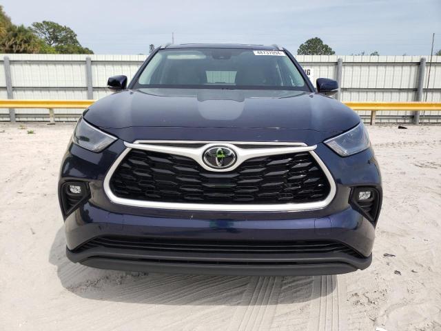 5TDGZRAHXNS094258 - 2022 TOYOTA HIGHLANDER XLE 蓝色 照片 5
