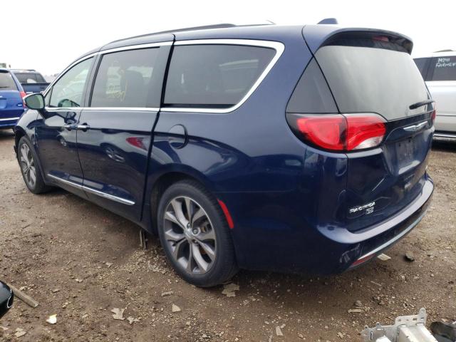 2C4RC1GG8LR101174 - 2020 CHRYSLER PACIFICA LIMITED BLUE photo 2