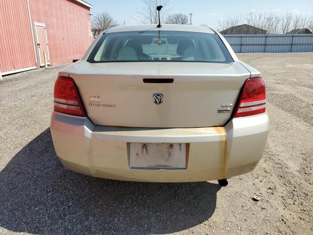 1B3LC56R18N110045 - 2008 DODGE AVENGER SXT GOLD photo 6